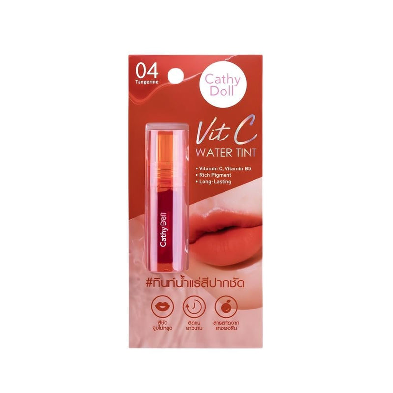 Cathy Doll Vitamin C Moisturizing Lip Gloss Tint 04 Tangerine