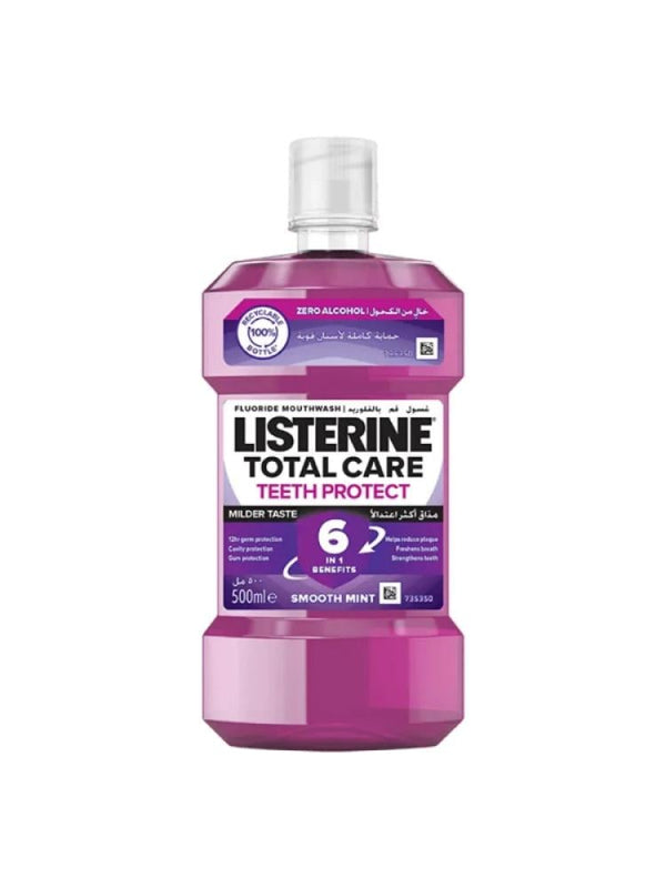Listerine Total Care Zero Mouthwash Anticavity Fluoride 500ml