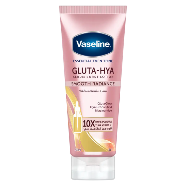 Vaseline Serum Burst Lotion Smooth Radiance Gluta Hya Hydrating 200ml