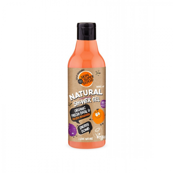 Organic Shop Basil & Frozen Mandarin Shower Gel, 250ml