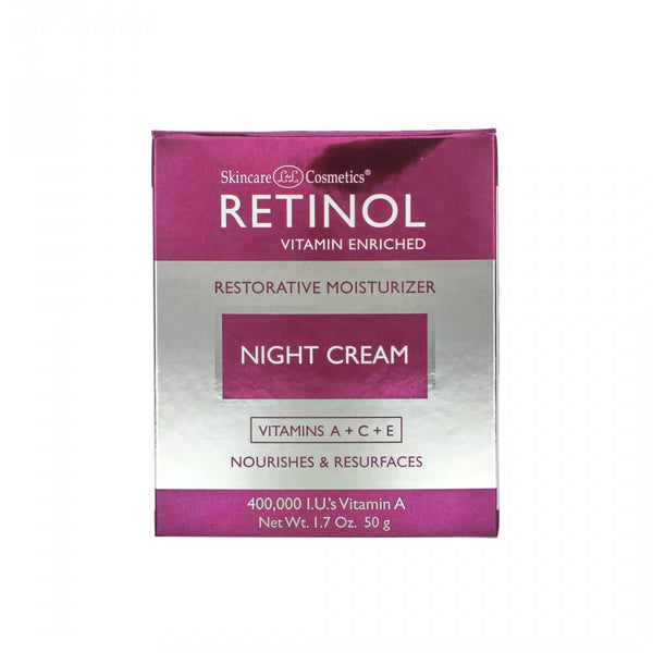 Retinol Night Cream, Hydrating Face Cream for Anti-Aging, 50g