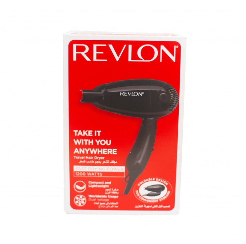 Revlon Mini Hair Dryer 1200W Black
