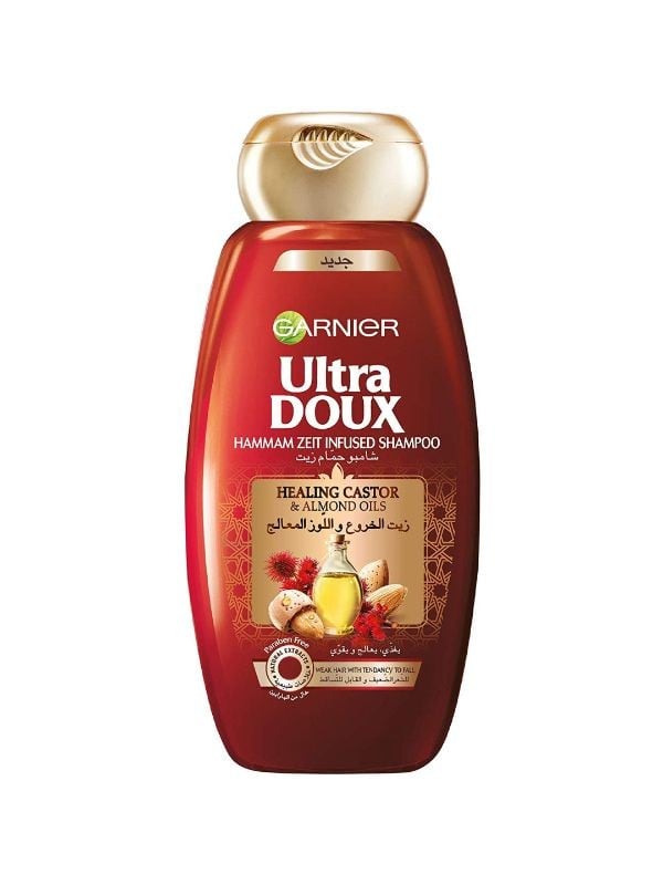 Garnier Castor Oil & Almond Strength Repairing Shampoo - 400ml