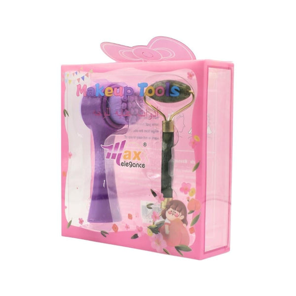 Max Elegance Facial Massager & Cleansing Brush Dual-Action Skin Device