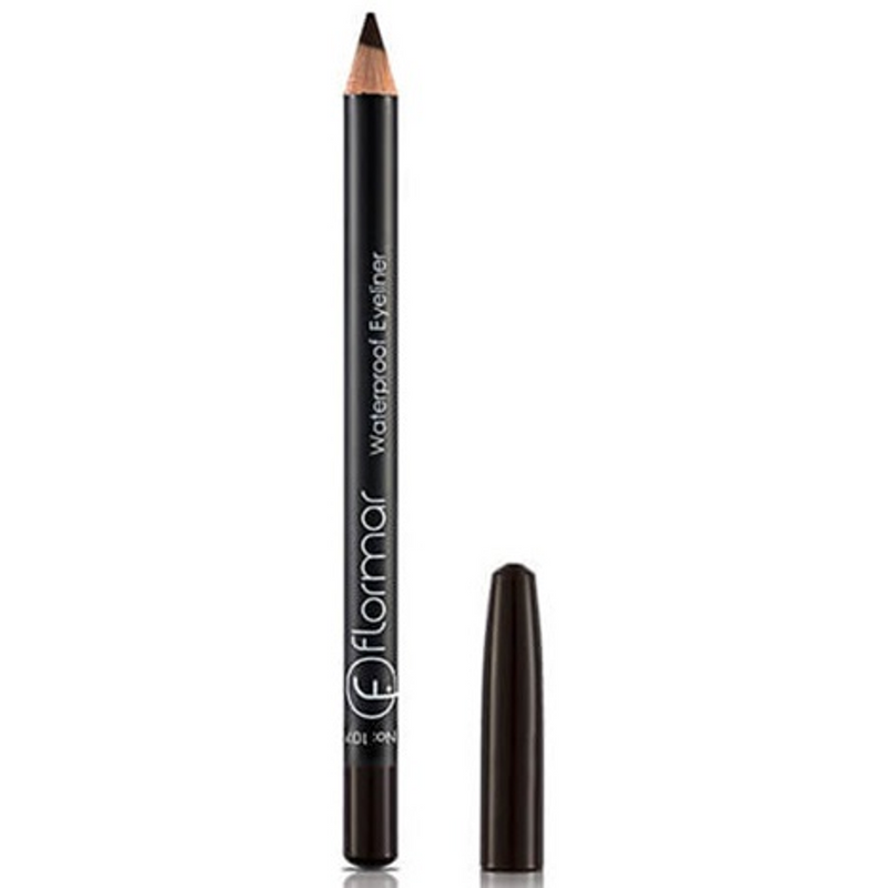Eyeliner Pencil Pincel 107 Long-Lasting Smudge-Proof Flormar 1.2g