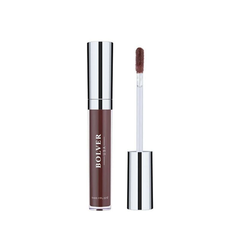 Bolver Lip Gloss 006 Plum Jam - Vitamin E, Plant Collagen, Non-Sticky