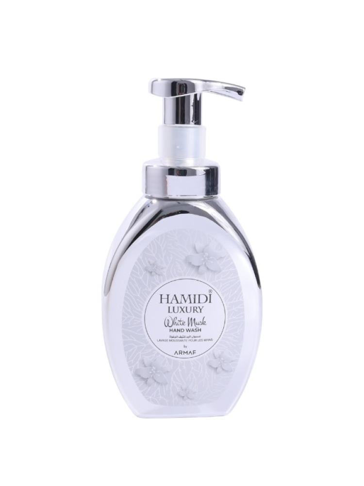 Hamidi White Musk Lathering Hand Wash - Luxurious Foam and Scent - 350ml