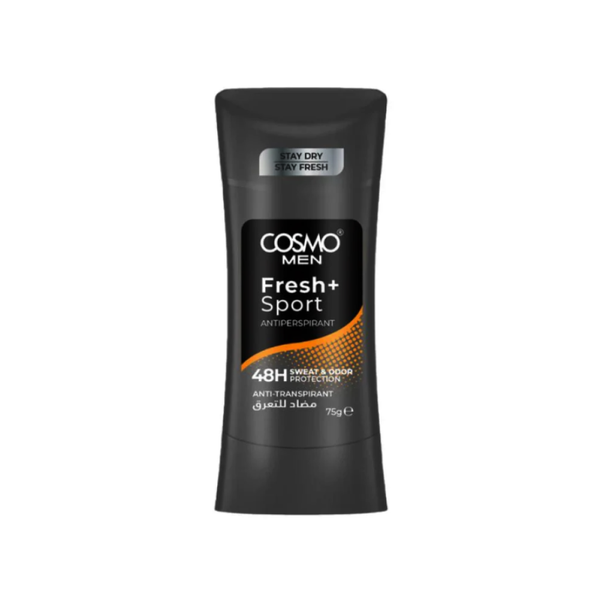 Cosmo Fresh + Sport Men's Antiperspirant Deodorant, 75g