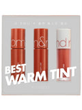 Romand Best Tint Edition Mini Lipstick Set - 3 Pieces | Warmtone Pick