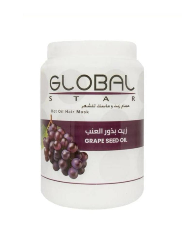 Globalstar Grape Seed Oil Hair Mask - Moisturizing & Nourishing - 1500 ml