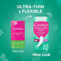 Carefree Flexi Comfort Regular Daily Pads, Lightly Scented, 44 Count