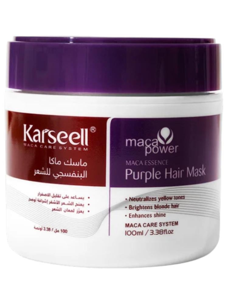 Purple Hair Mask Moisturizing Maca Extract Karseell 100ml