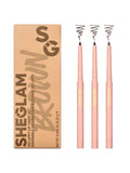 Best Brown Lip Liner Set for Light Skin Creamy Matte SHEGLAM 3 Pack