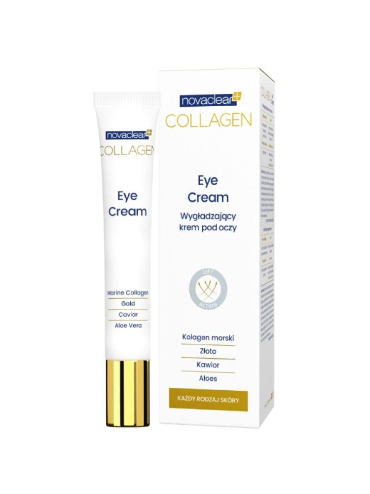 Under-Eye Brightening Cream with Marine Collagen and Caviar by Novaclear 15ml