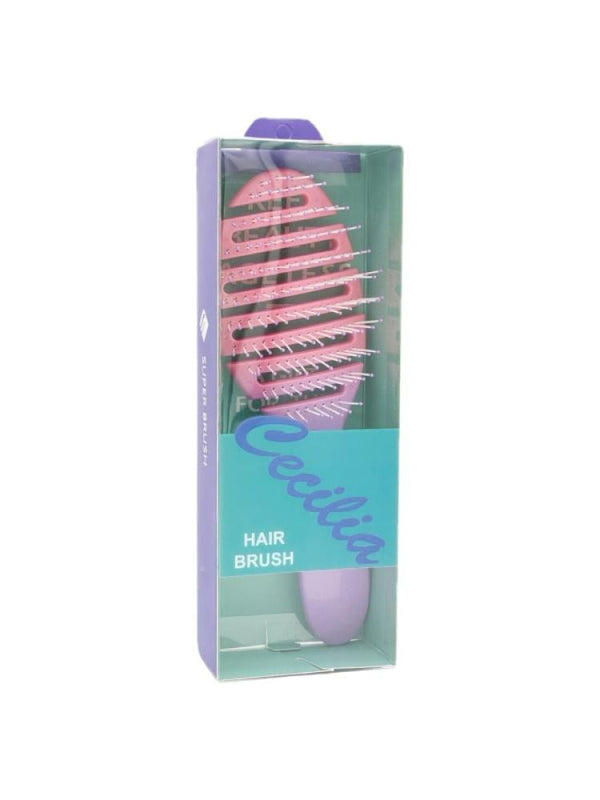 Hair System BK25-107 Assorted Colors Hair Brush for Smooth, Tangle-Free Styling