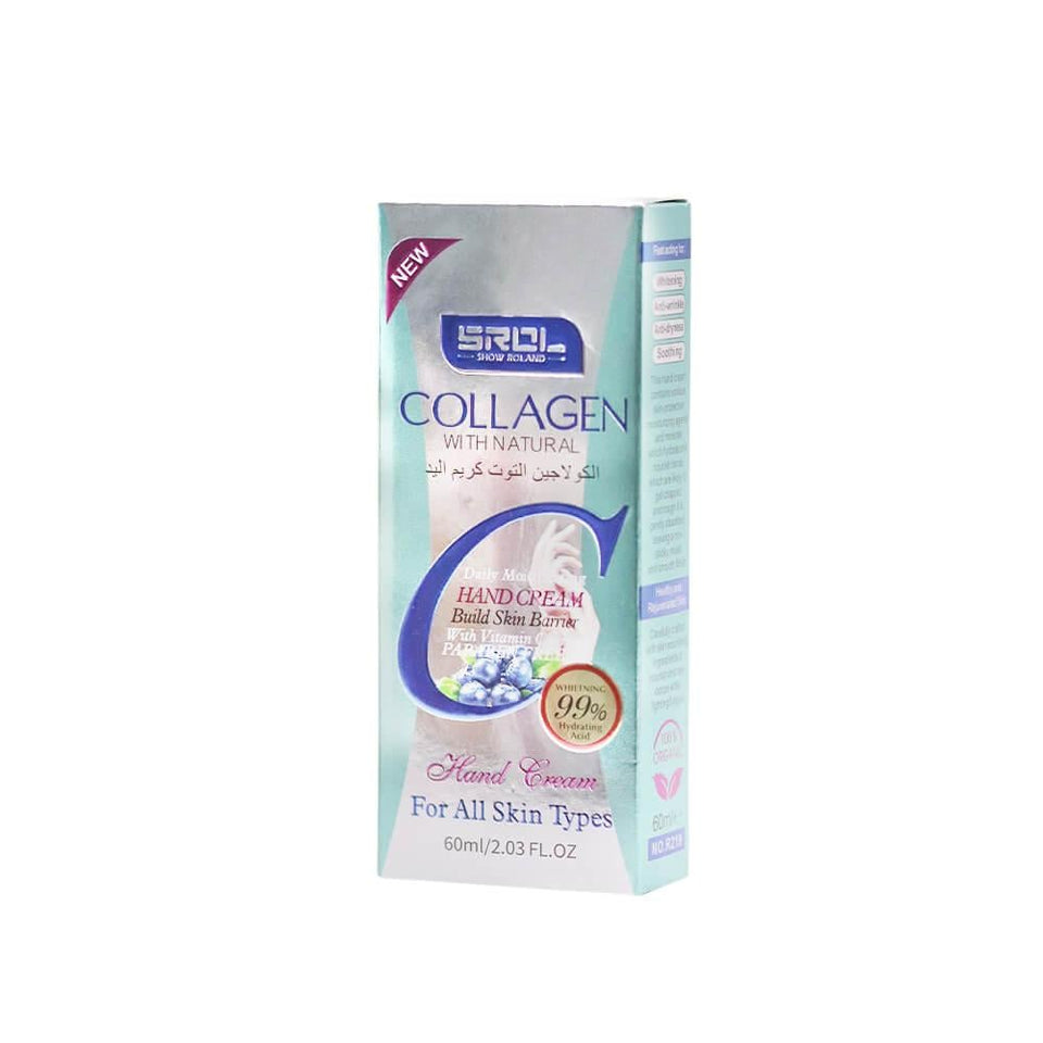 Serrol Hand Cream Berry & Collagen Moisturizing for Dry Skin 60ml