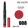 Revlon ColourStay Matte Lite Crayon Lipstick 008 Shes Fly