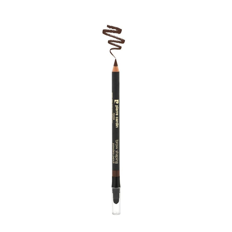 Pierre Cardin Powder Eyebrow Pencil 519 Warm Deep Brown with Built-in Brush