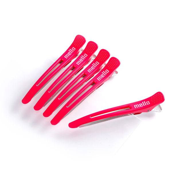 Mella Mila Pink 5 Piece Hair Clip Set