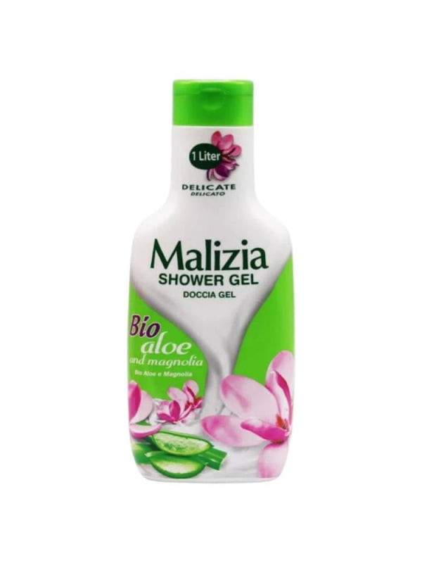 Buy Shower Gel Aloe Vera & Magnolia Hydrating Malizia 1000ml