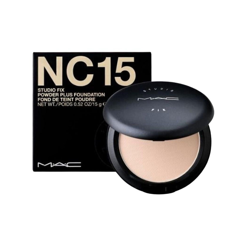 Mac Studio Fix Pressed Powder Foundation NC15 Full Coverage Matte