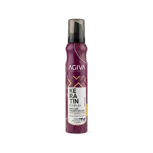 Mousse for Curly Hair Keratin Complex Volumising AGIVA 200ml