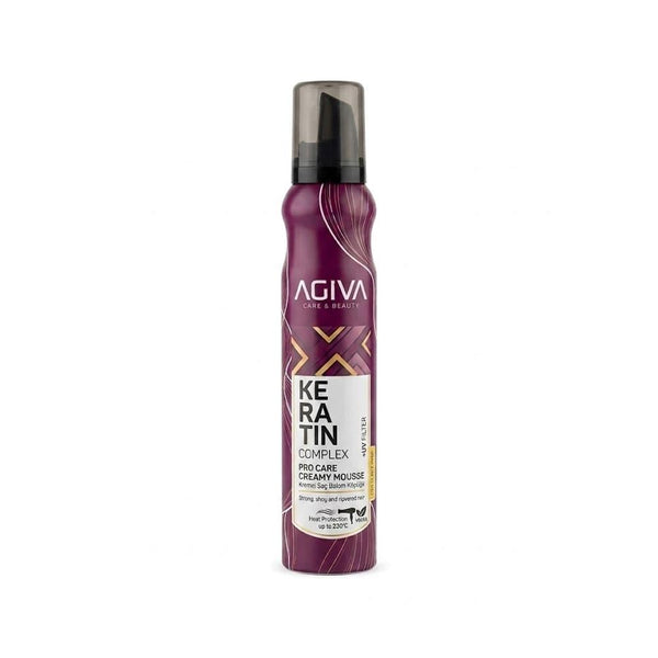 Mousse for Curly Hair Keratin Complex Volumising AGIVA 200ml
