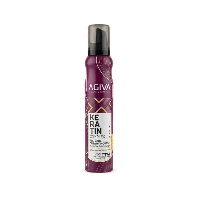 Mousse for Curly Hair Keratin Complex Volumising AGIVA 200ml