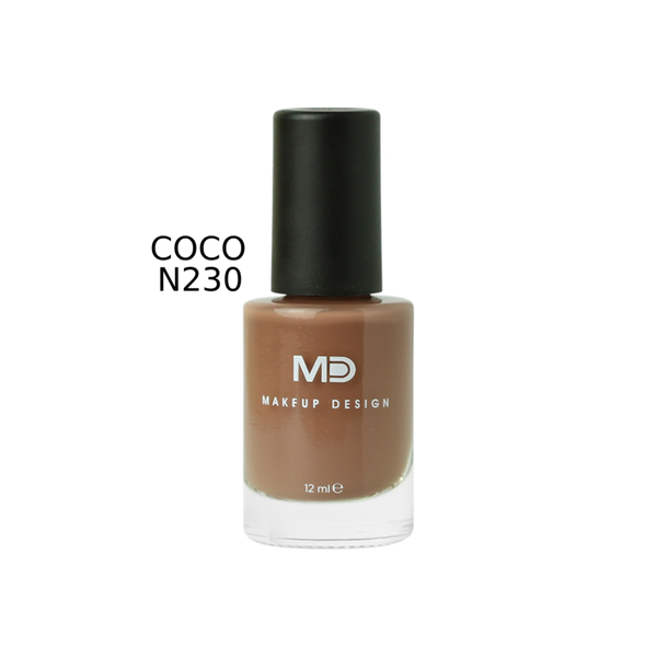 Md Nail Polish Coco N230 12ml - Long-Lasting, Quick-Dry Formula