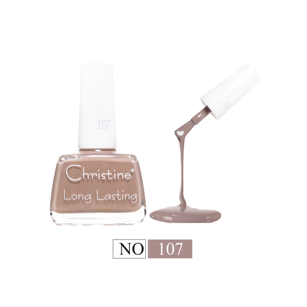 Christine Nail Polish No. 107 Glossy Quick Drying Long Lasting
