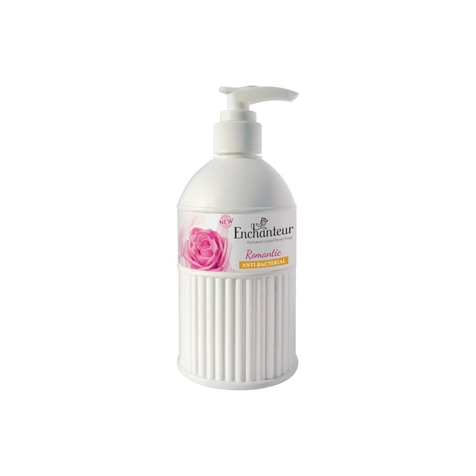 Enchanteur Antibacterial Liquid Hand Soap Romantic Floral Scent Cleansing 300ml