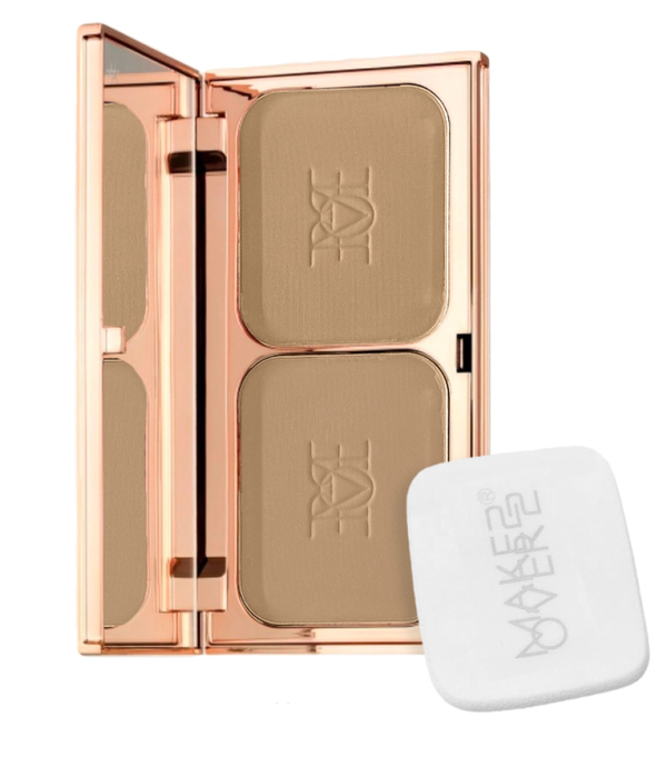 Duo Face Powder Shade 402 Natural Finish Make Over22 10g