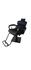 Salon System BX-3079B-3 Women's Hair & Makeup Chair Black Gold