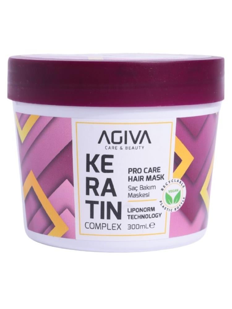 Agiva Pro Care Keratin Hair Mask with Color Guard Pomegranate 300ml
