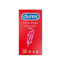 Durex Thin Feel Condoms Ultra Thin Natural Sensation 12 Pack