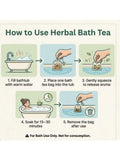 Bath Tea Lavender Relaxing Herbal Spa System 90g