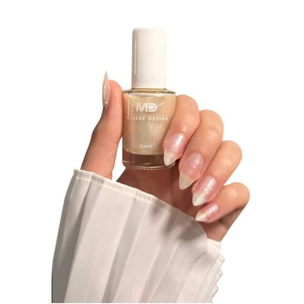 Md Nail Polish 410 Glitter Gel Long-Lasting Quick-Drying