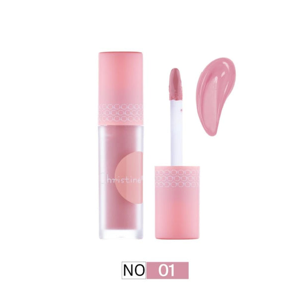 Christine Lip Gloss 01, Moisturizing, Long-Lasting High Shine