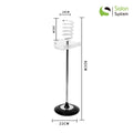 Salon System Hair Dryer Holder with Dish - Salon Organization