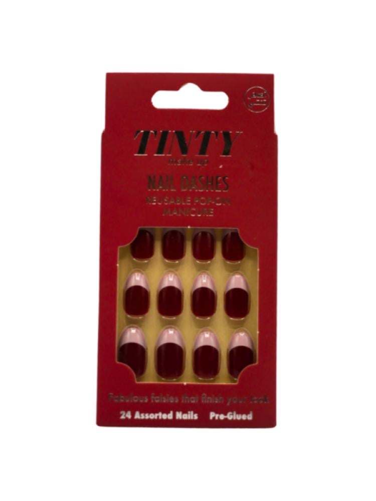 Press-On Adhesive Nails Daily Wear Model MS26 Tinty 24 Pieces