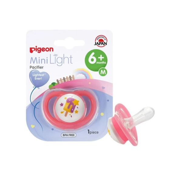 Pigeon Mini Lite Pacifier Silicone, 6 Months Plus