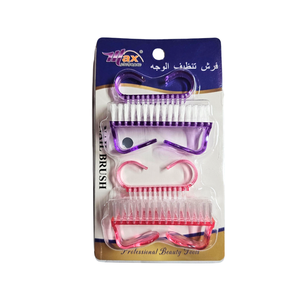 Max Elegance Nail Scrub and Cleanser Brush with Ergonomic Handle