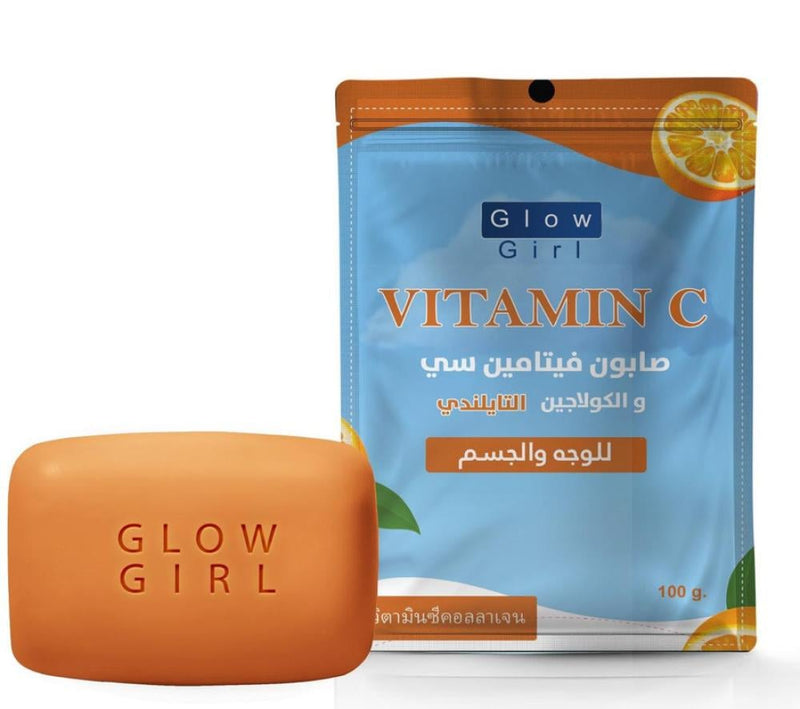 Bar Soap Vitamin C & Thai Collagen Formula GLOW GIRL 100g