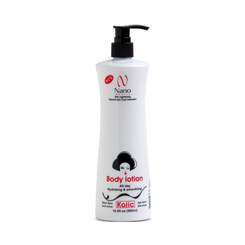 Nano Beauty Kojic Body Lotion, Skin Brightening, Collagen, 500ml