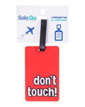 Solo Go Luggage Tag - Information Add-on - Black