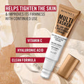 Rimmel London Multi-Tasker Vitamin C Primer - Clear, All-Day Makeup Hold & Brightening, 24ml