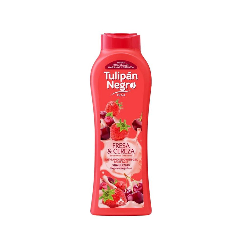 Tulipan Negro Strawberry and Cherry Shower Gel, Vitamin Enriched, 650ml