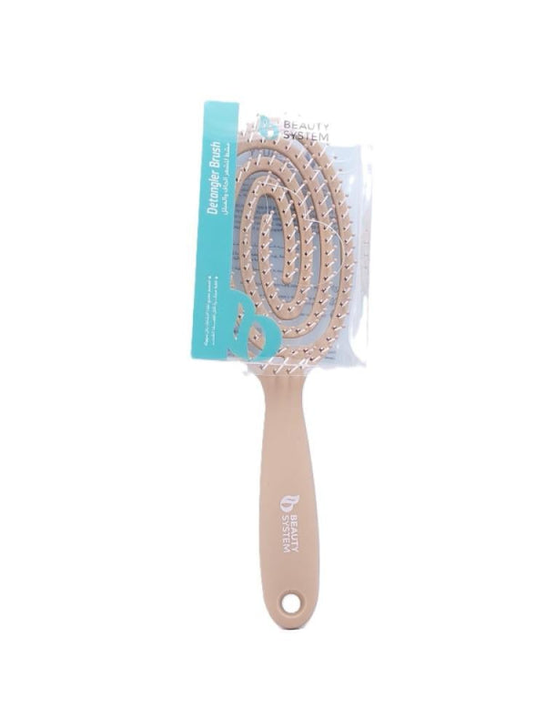 Best Hair Brush Detangling Flexible Teeth Beauty System Beige