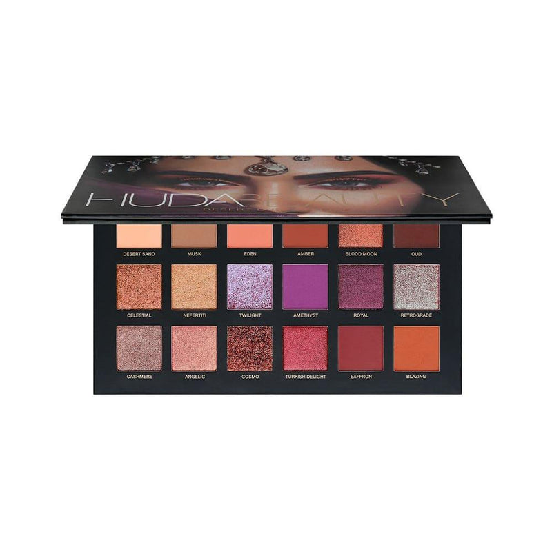 Huda Beauty Eyeshadow Palette Desert Dusk 18 Shades Makeup