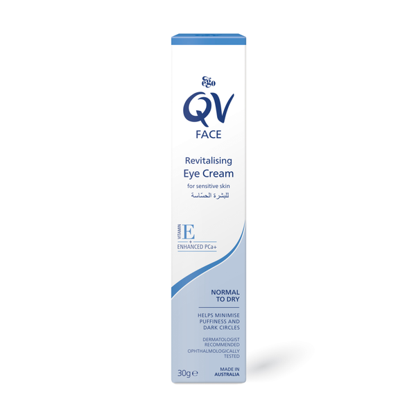 Eye Cream For Sensitive Dry Skin Dark Circles Hydrating Qv 30g